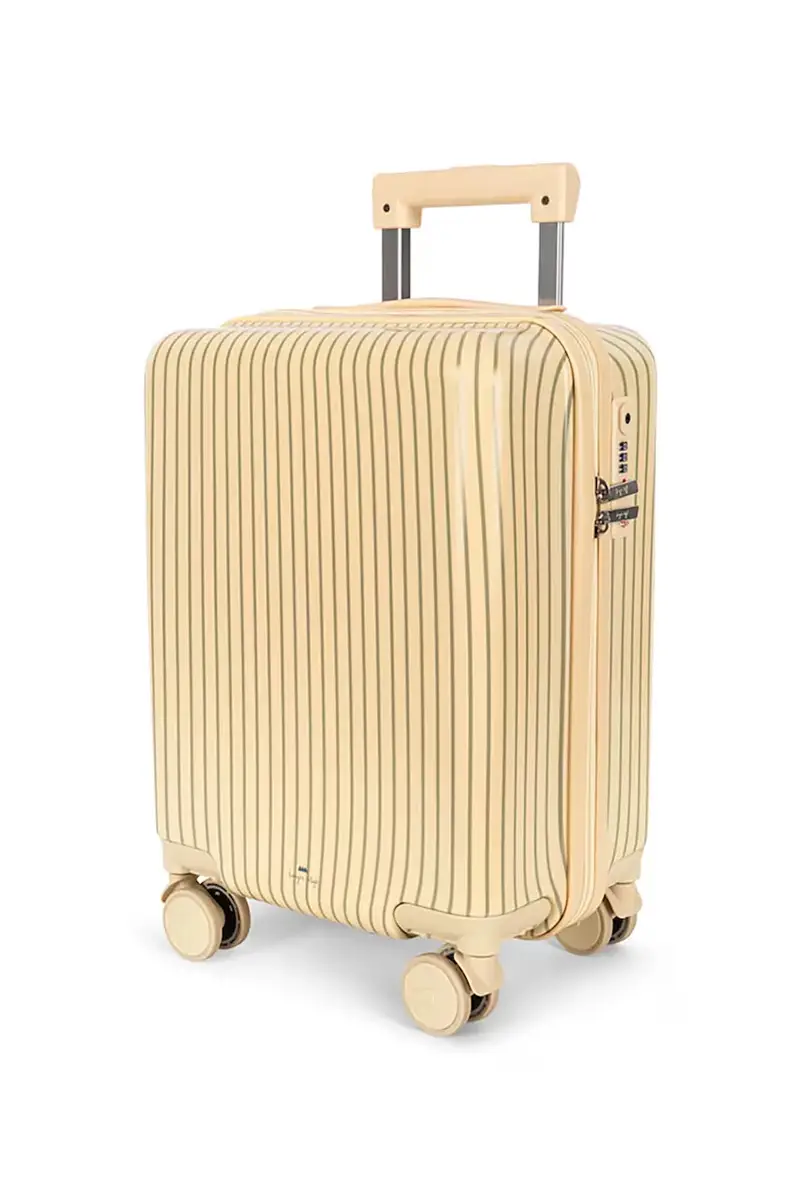 valigia TRAVEL SUITCASE colore giallo KS103550 miniatura 2