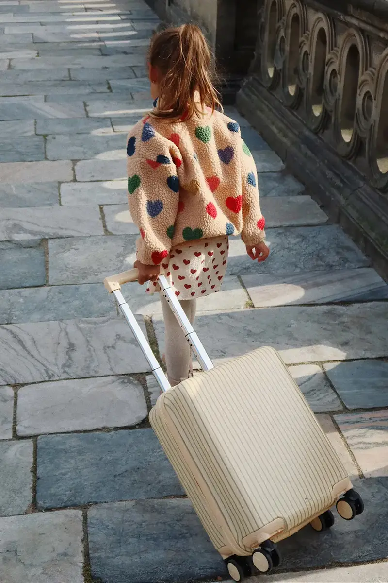 valigia TRAVEL SUITCASE colore giallo KS103550