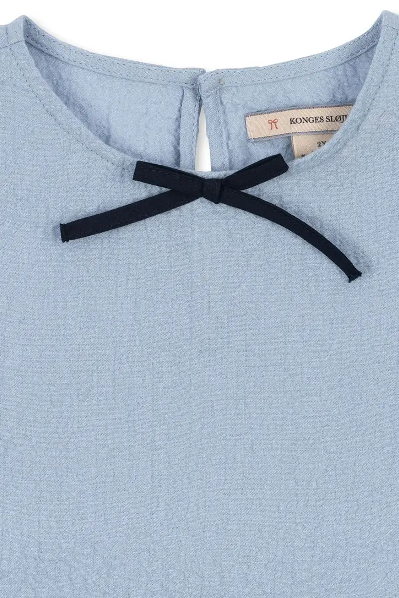 vestito bambina AVA DRESS GOTS colore blu KS104071 miniatura 4