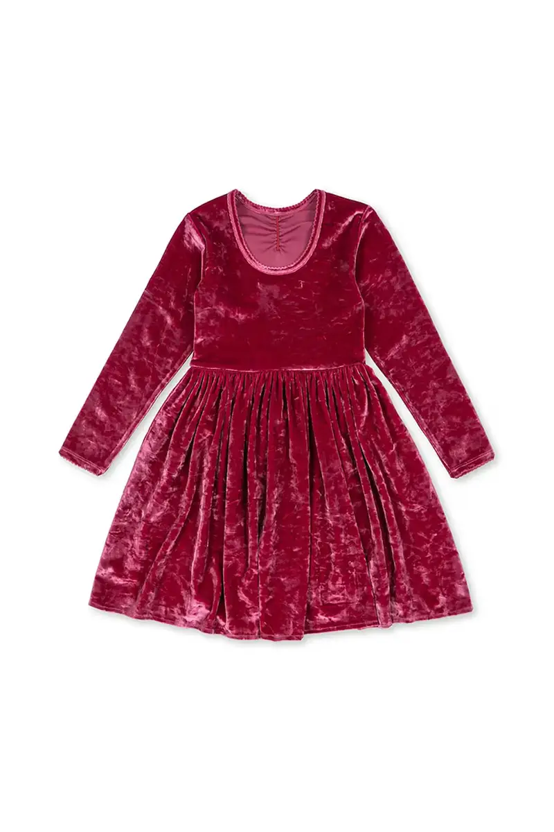 vestito bambina CARLITO DRESS GRS colore granata KS103746 miniatura 3