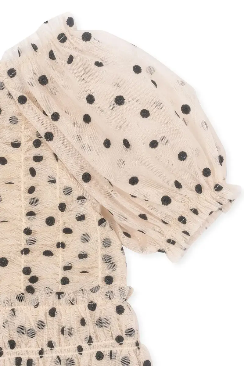 vestito bambina CHARLENE DRESS colore beige KS102726 miniatura 4