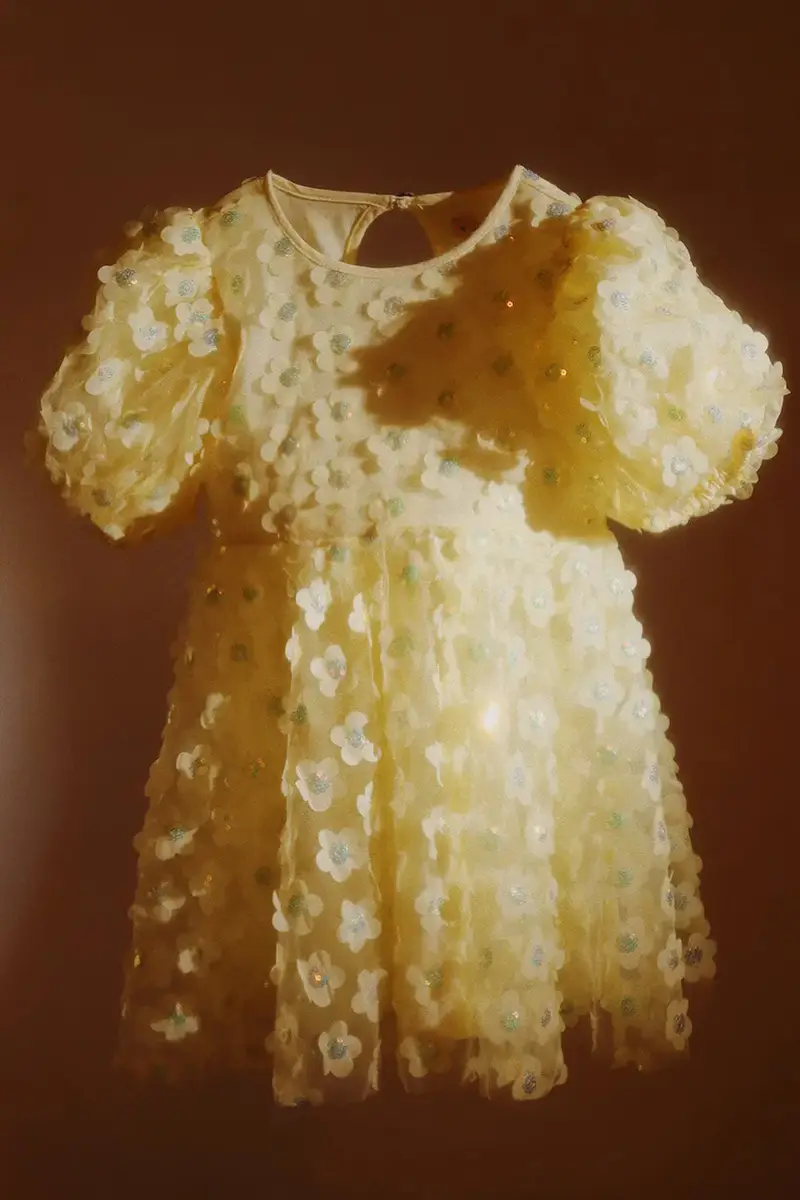 vestito bambina EASTER SALLY DRESS colore giallo KS103557 miniatura 4