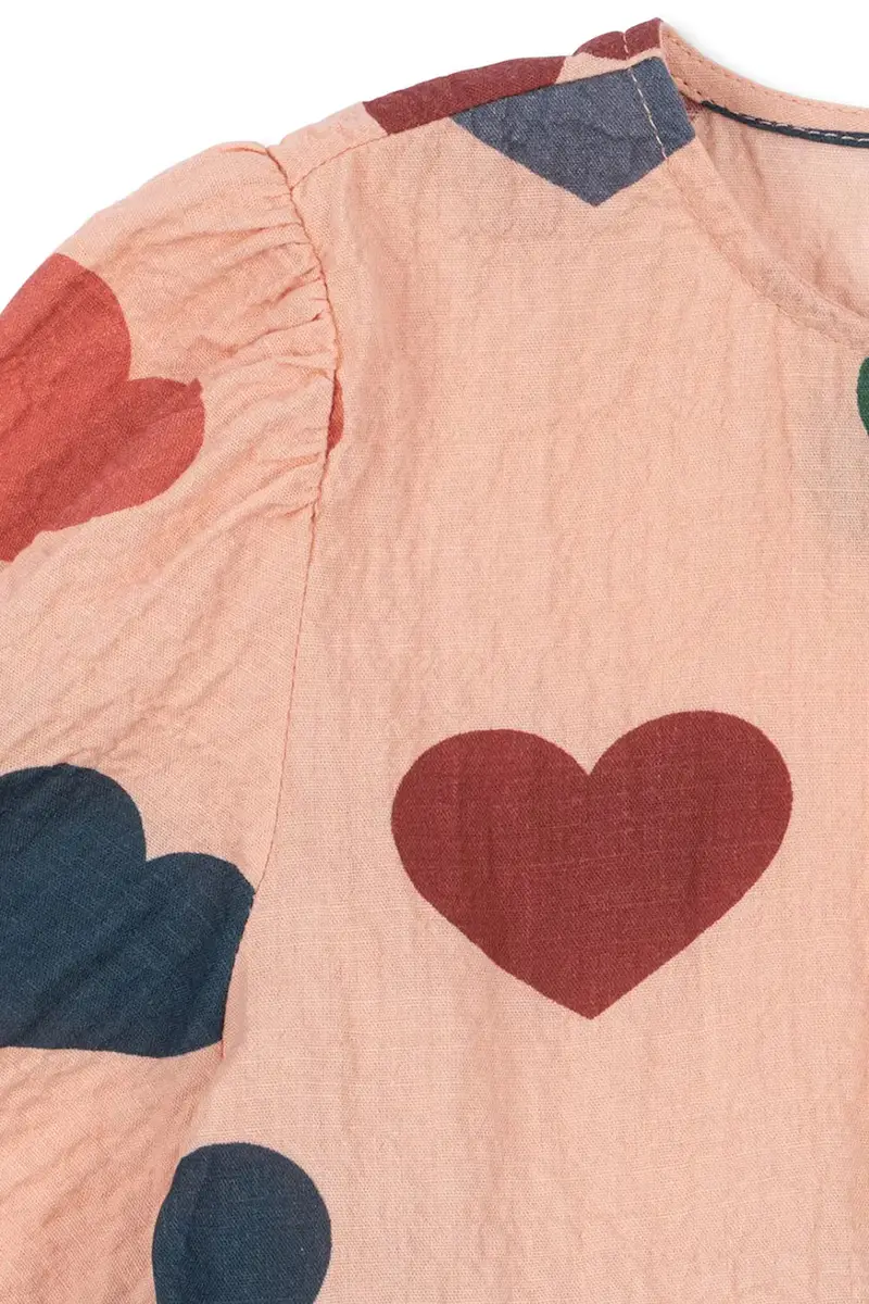 vestito bambina ELIN DRESS GOTS colore rosa KS103794 miniatura 4