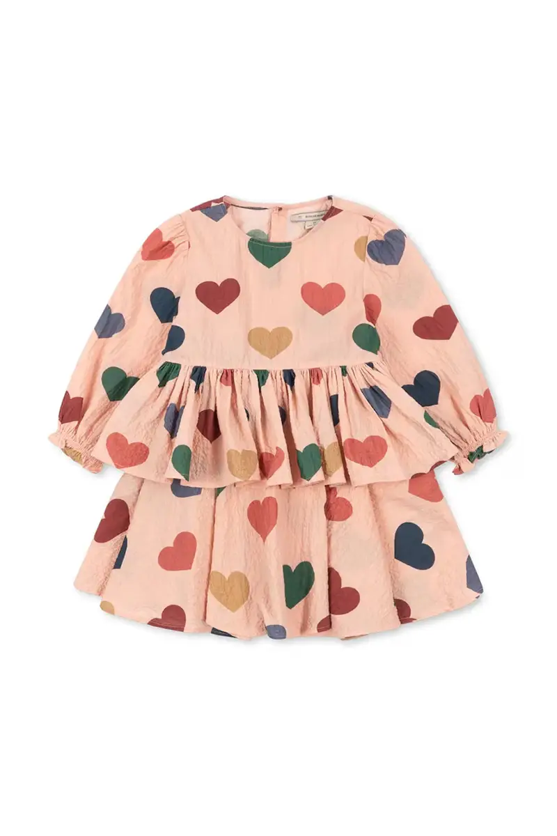 vestito bambina ELIN DRESS GOTS colore rosa KS103794