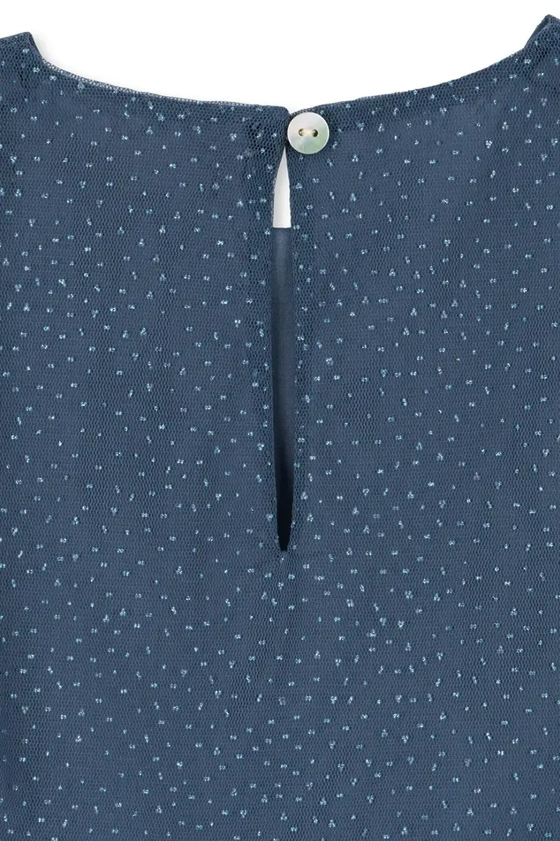 vestito bambina FAY DRESS GRS colore blu navy KS103807 miniatura 3