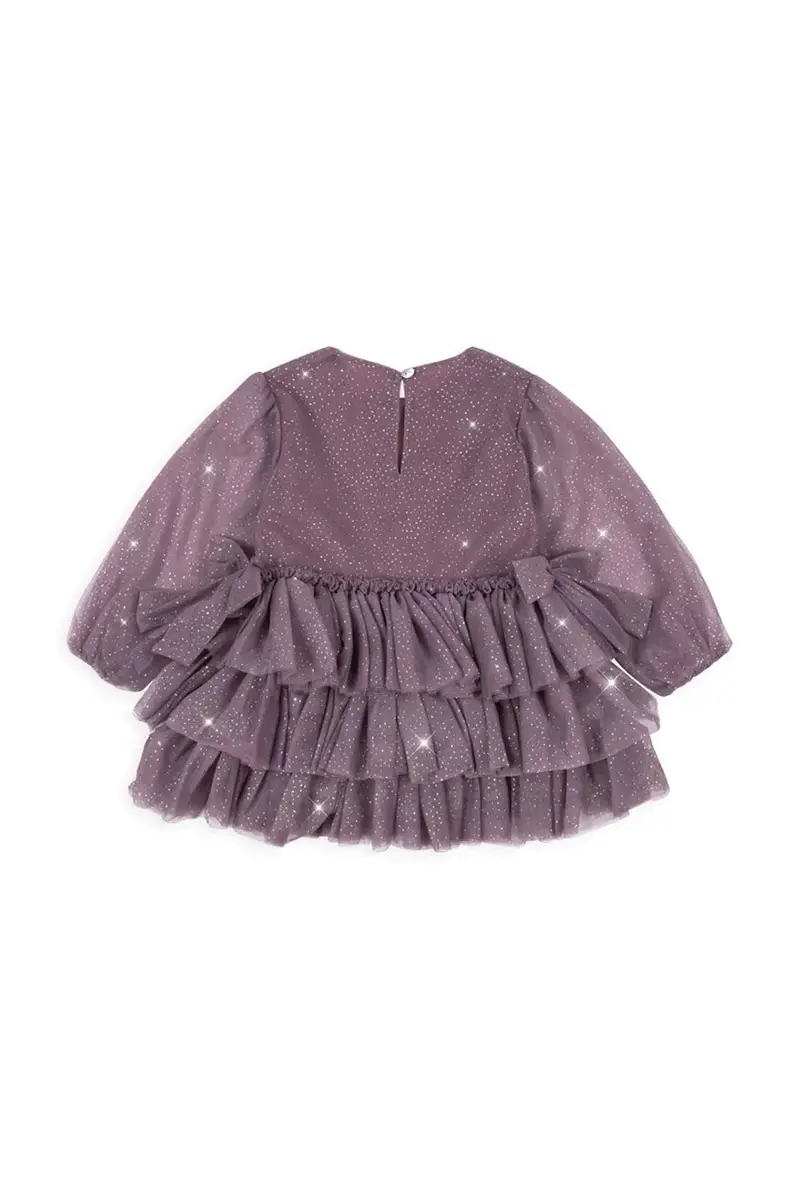 vestito bambina FAY DRESS GRS colore violetto KS103807 miniatura 2