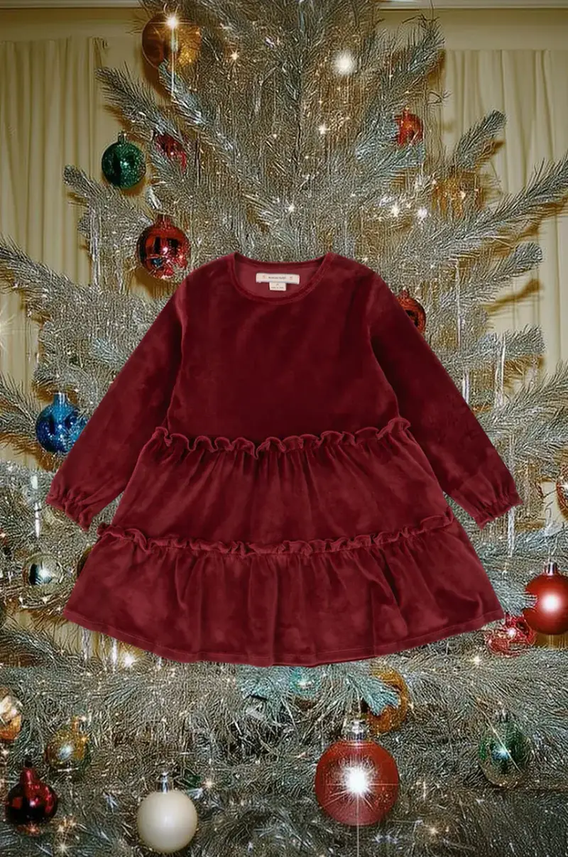 vestito bambina JINGLE DRESS GRS Rosso miniatura 5