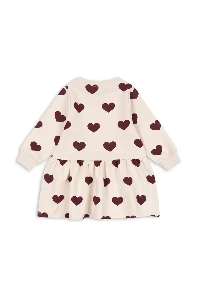 vestito bambina LOU SWEAT DRESS OCS Beige miniatura 2