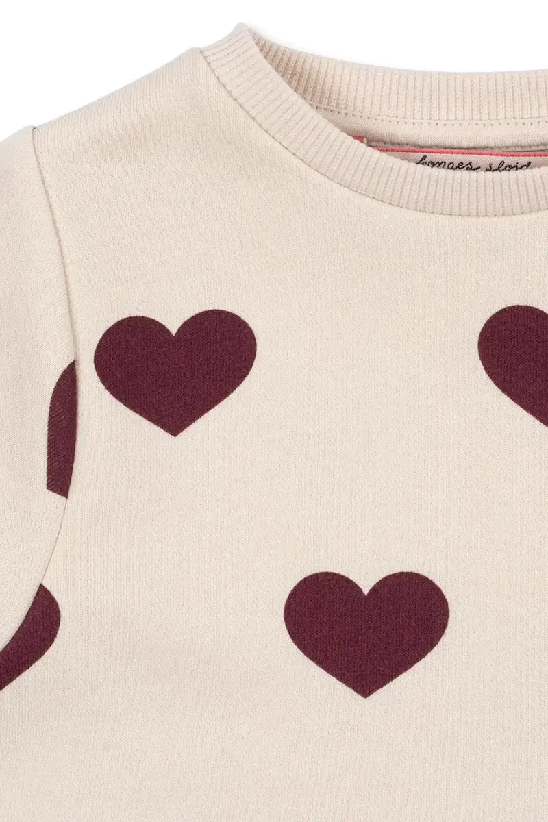 vestito bambina LOU SWEAT DRESS OCS Beige miniatura 3