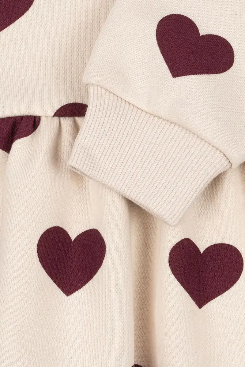 vestito bambina LOU SWEAT DRESS OCS Beige miniatura 4
