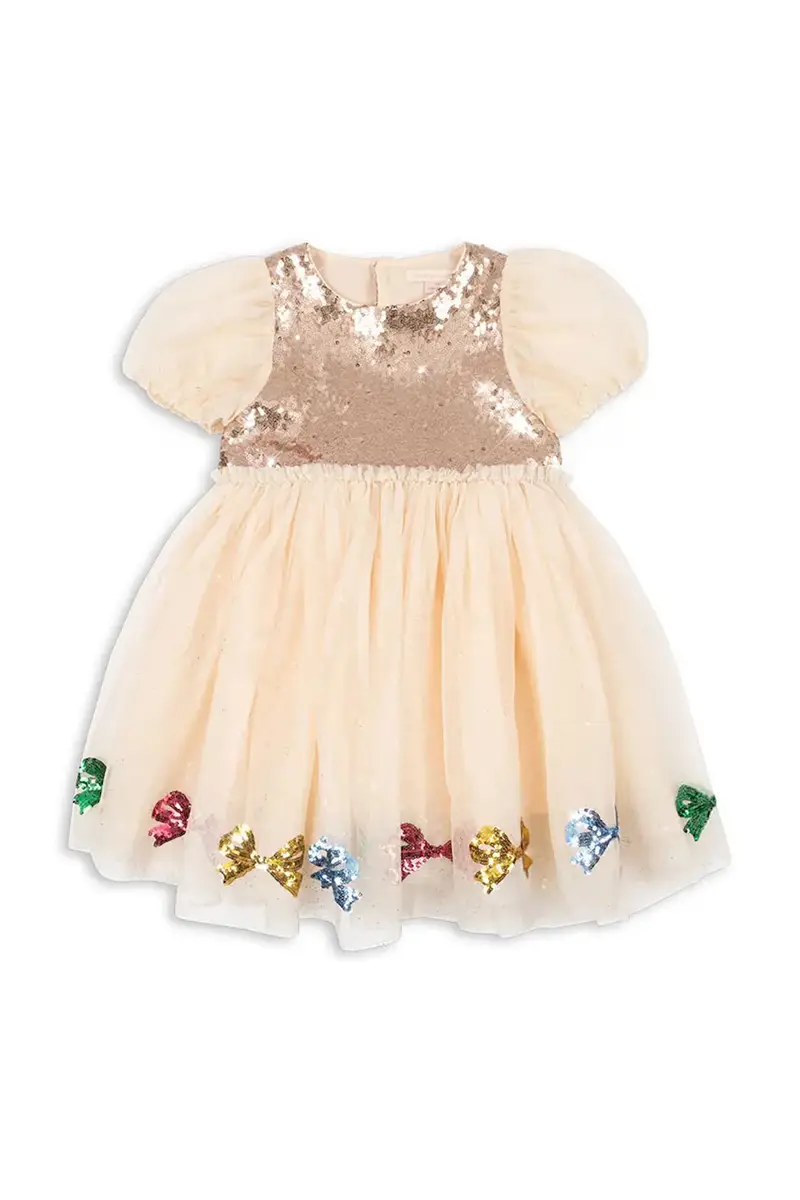 vestito bambina MEI DRESS Beige miniatura 2