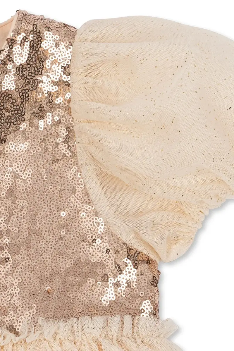 vestito bambina MEI DRESS Beige miniatura 5