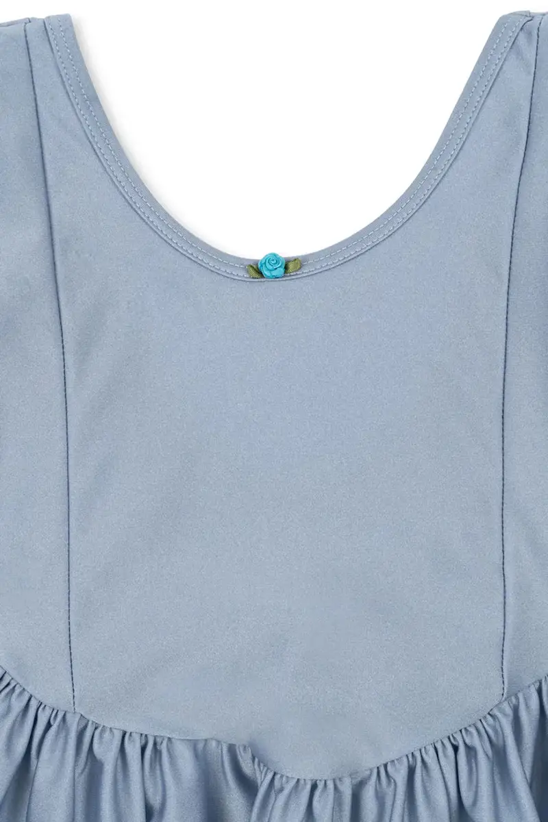 vestito bambina MOUSSE PUFF DRESS colore blu KS103928 miniatura 5