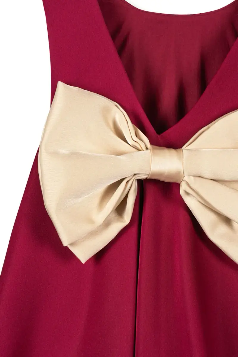 vestito bambina SHEENA DRESS Granata miniatura 3