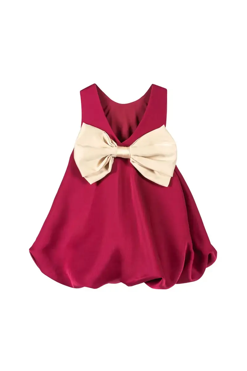 vestito bambina SHEENA DRESS Granata
