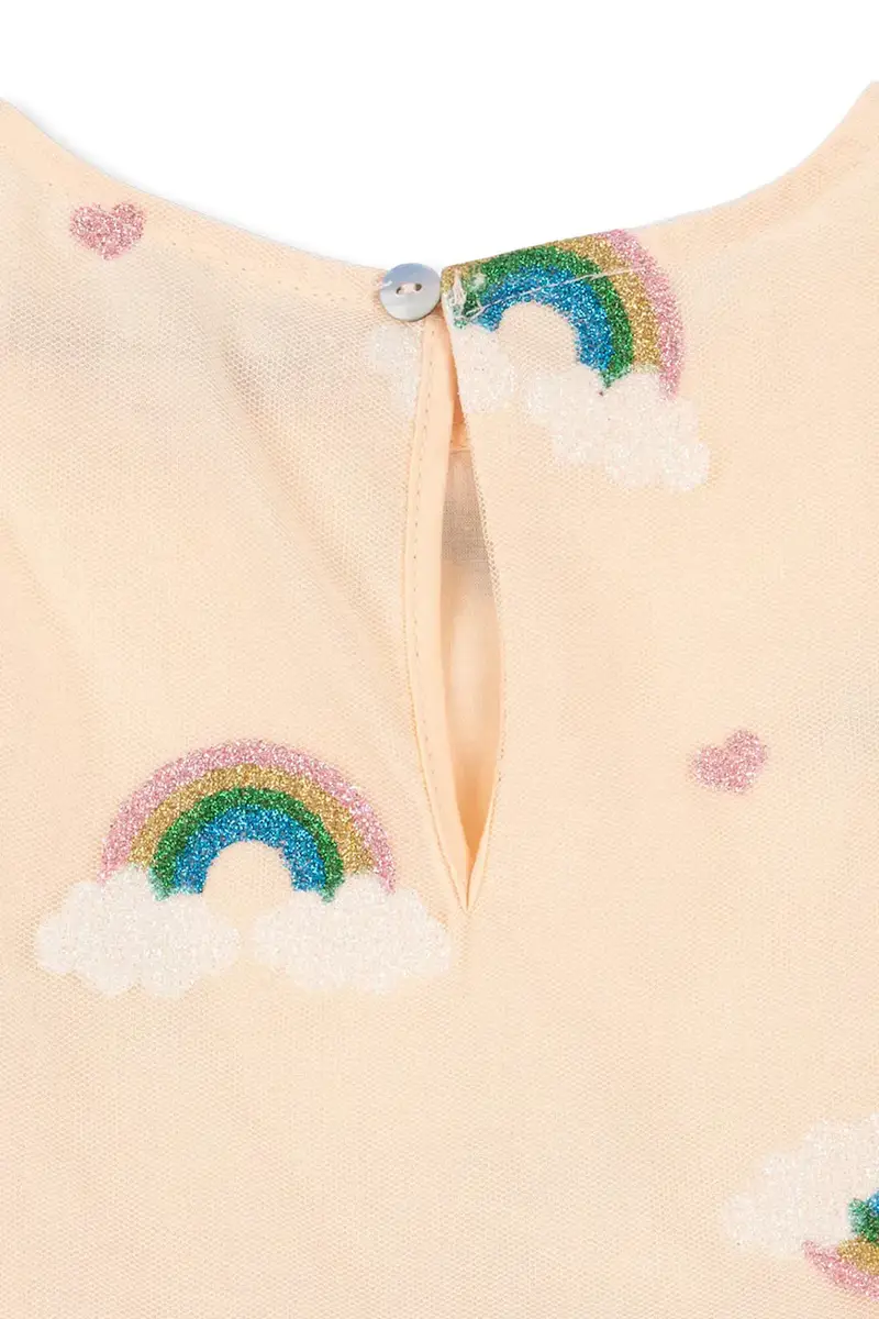 vestito bambina TULLIE DRESS colore beige KS104020 miniatura 4