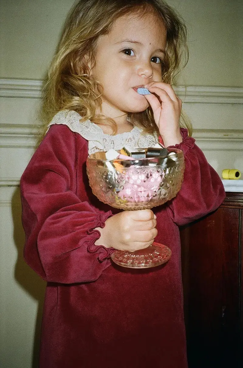 vestito bambina VENOLA DRESS GRS Rosso miniatura 4