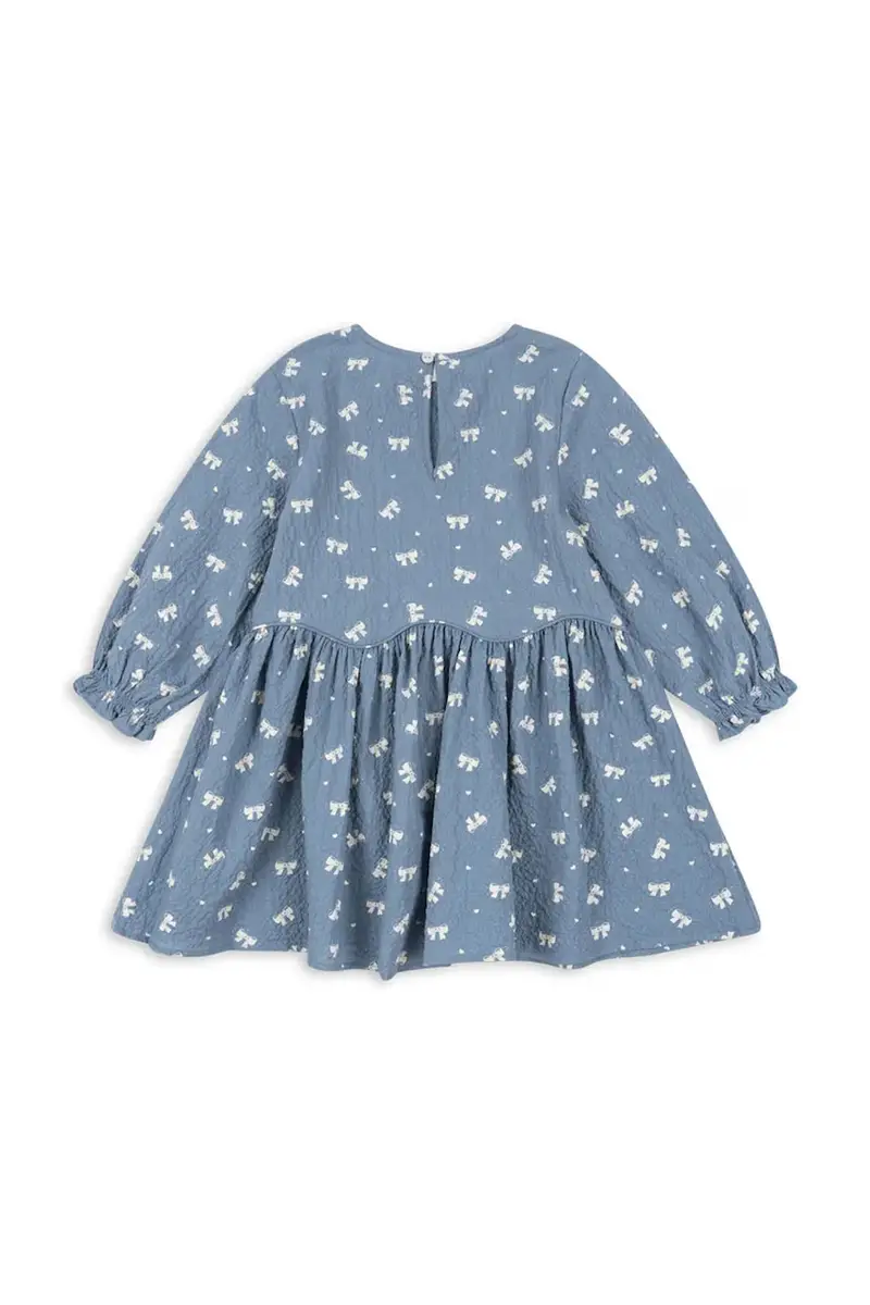 vestito bambina VIDA DRESS GOTS colore blu KS104033 miniatura 2