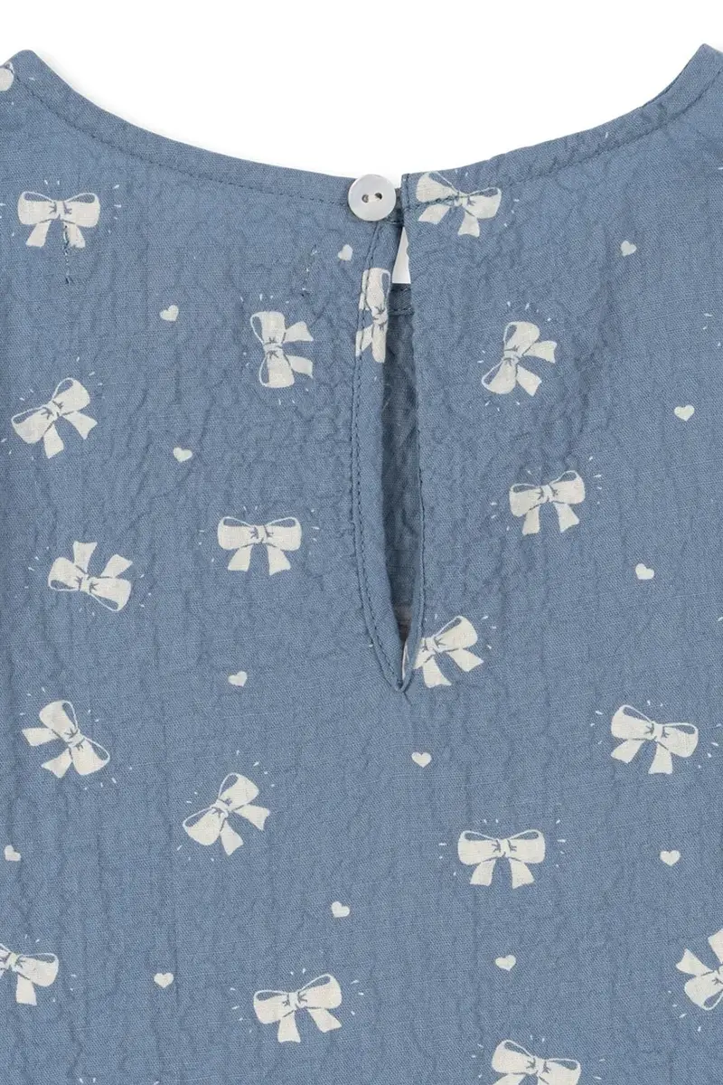 vestito bambina VIDA DRESS GOTS colore blu KS104033 miniatura 3