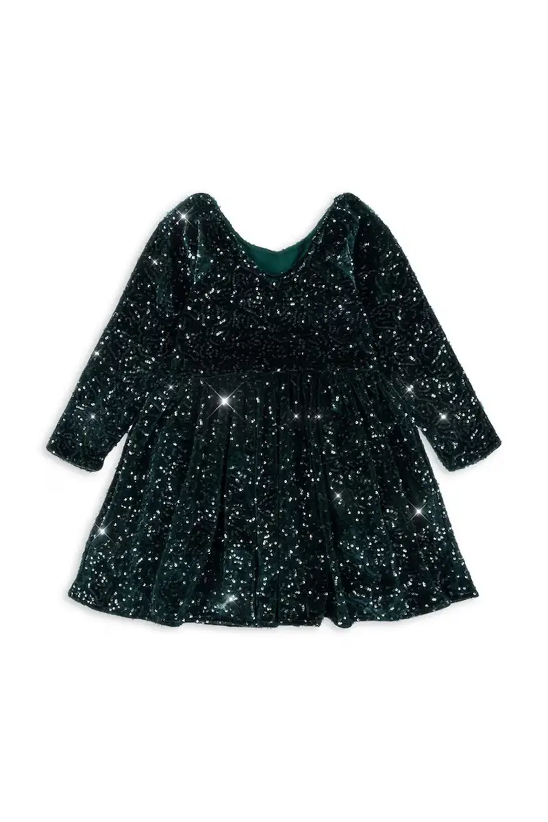 vestito bambina VIOLA DRESS Verde miniatura 3