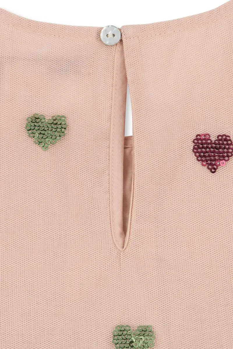 vestito bambina YVONNE BOW DRESS Beige miniatura 4