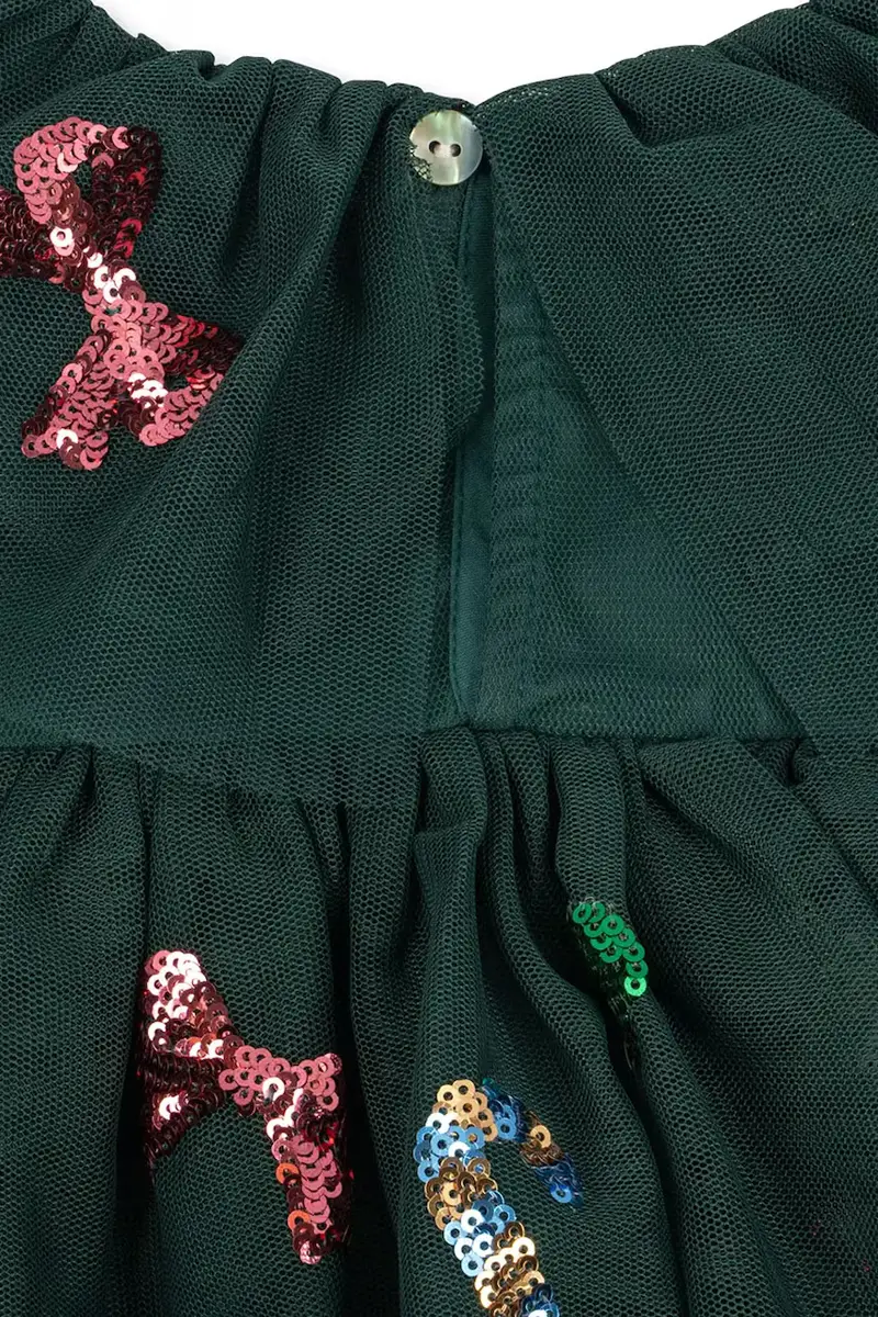vestito bambina YVONNE CHRISTMAS DRESS Verde miniatura 4