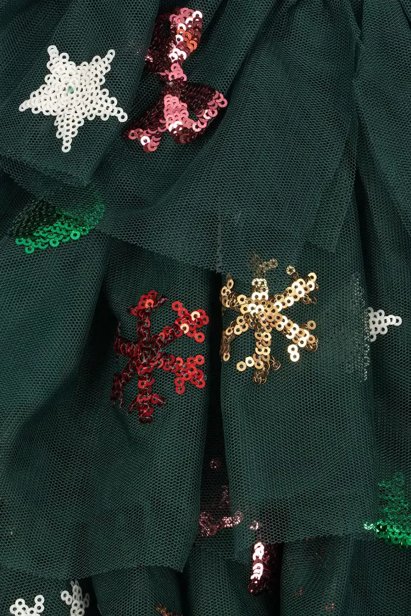 vestito bambina YVONNE CHRISTMAS DRESS Verde miniatura 5