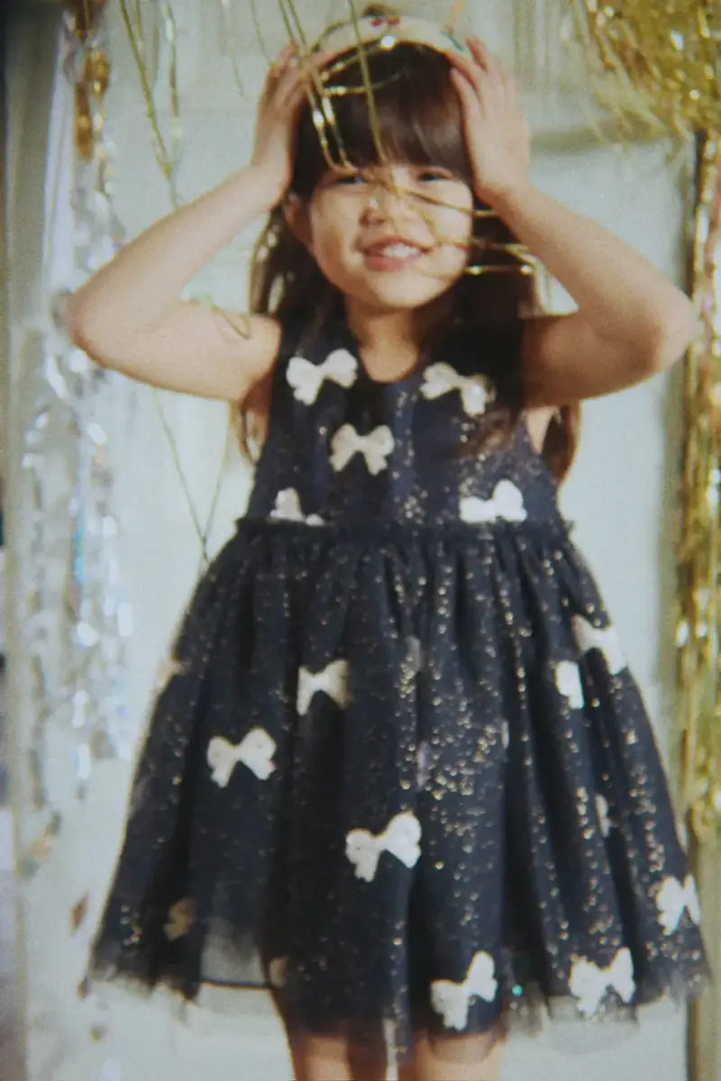 vestito bambina YVONNE DRESS Blu navy