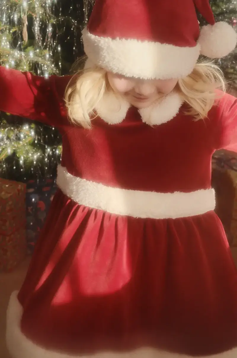 vestito CHRISTMAS DRESS GRS Rosso