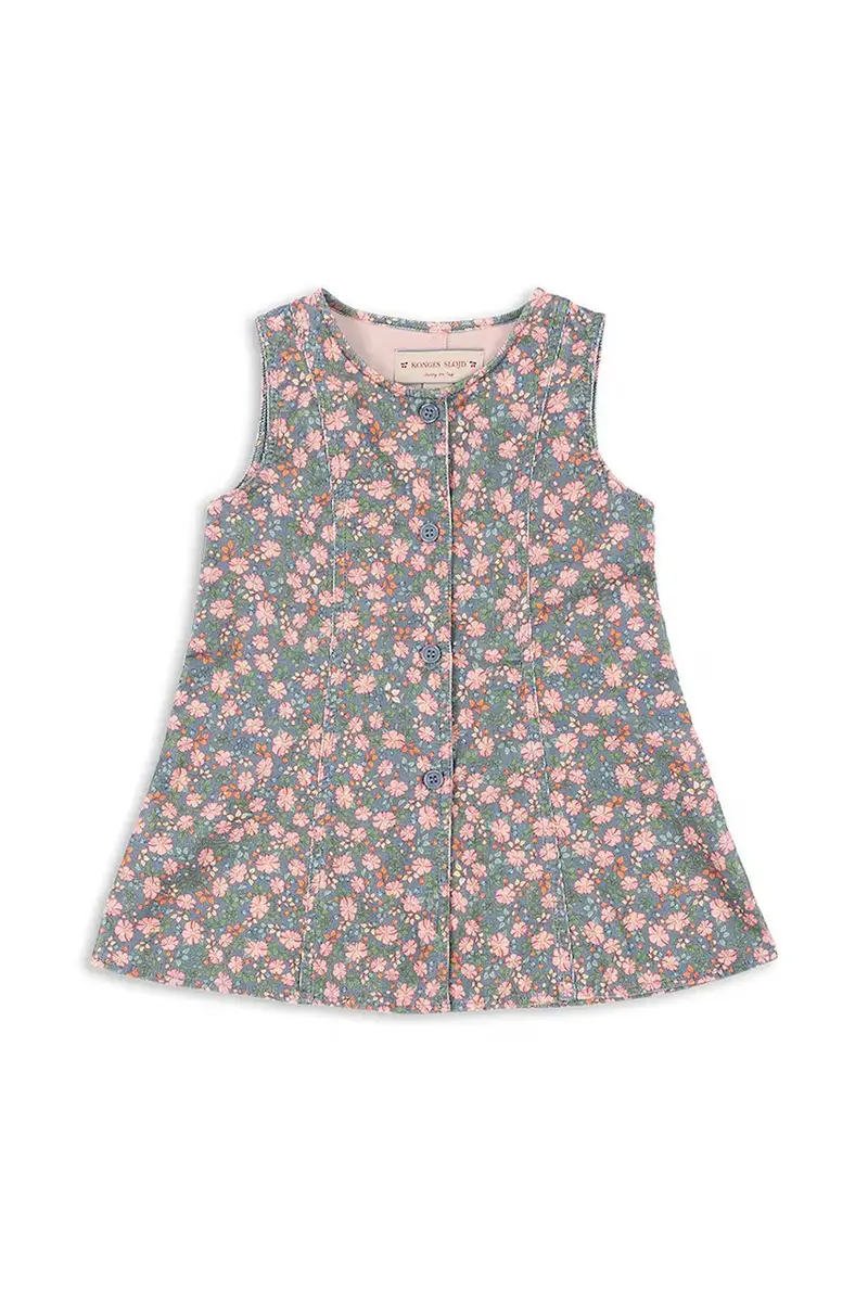 vestito di cotone bambina CARA DRESS GOTS Multicolore miniatura 2