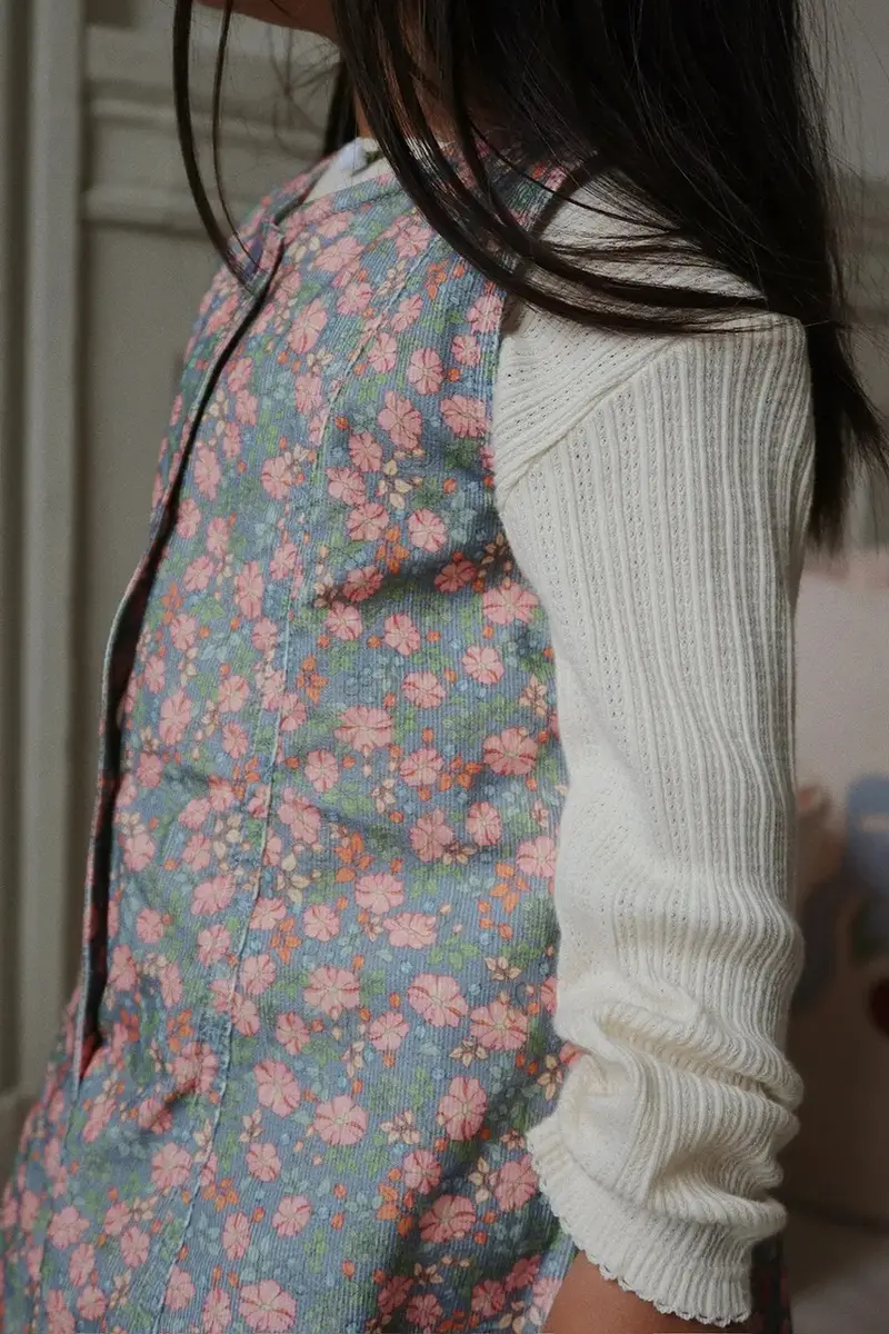 vestito di cotone bambina CARA DRESS GOTS Multicolore miniatura 4