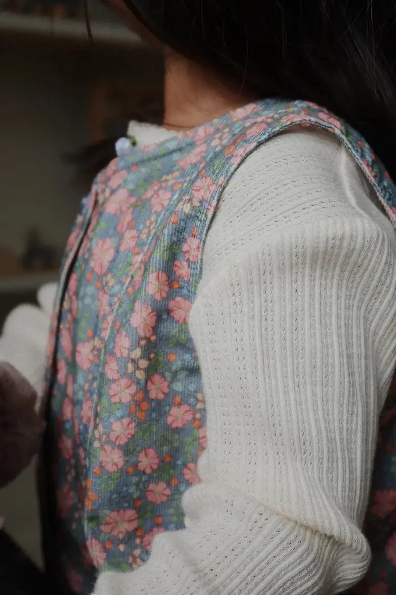 vestito di cotone bambina CARA DRESS GOTS Multicolore miniatura 5