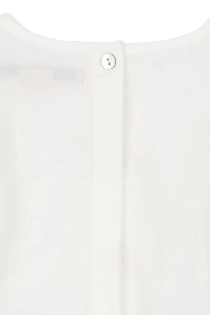 vestito di cotone bambina COEUR DRESS GOTS Bianco miniatura 4