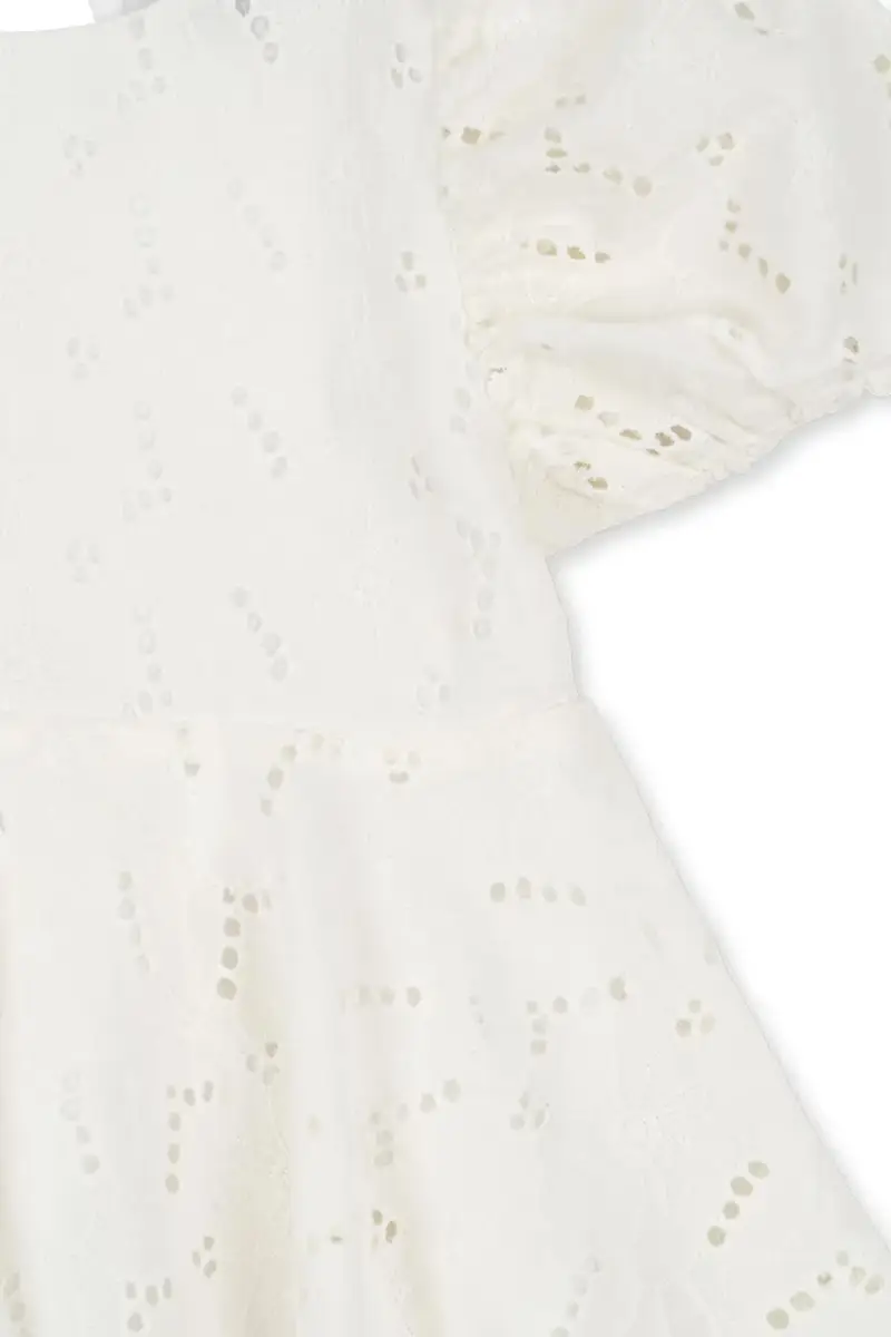 vestito di cotone bambina GLAISE DRESS GOTS colore bianco KS103166 miniatura 5