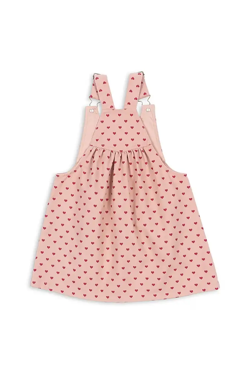 vestito di cotone bambina NOLA SEQUIN SPENCER DRESS GOTS colore rosa KS103949 miniatura 3