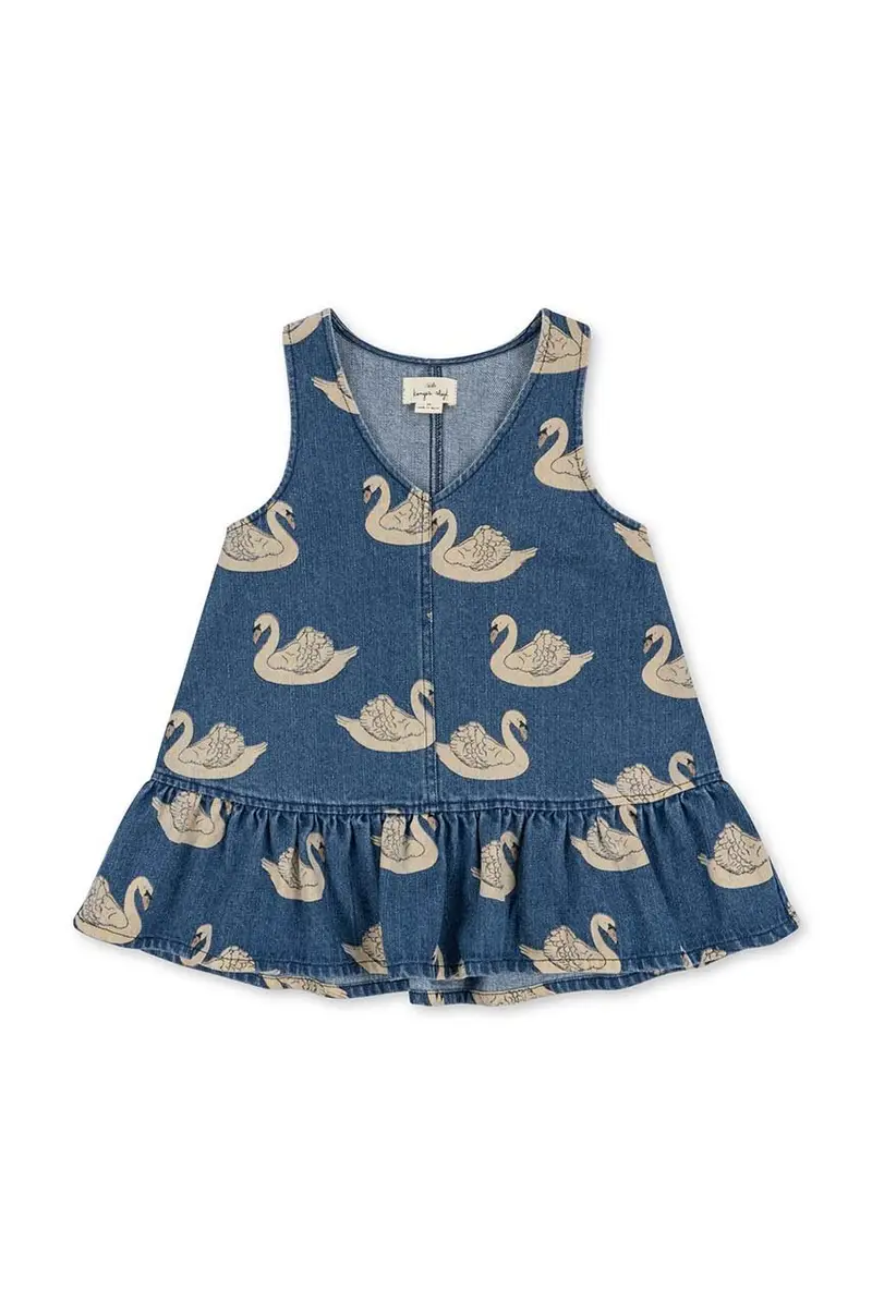 vestito jeans bambino/a colore blu miniatura 2