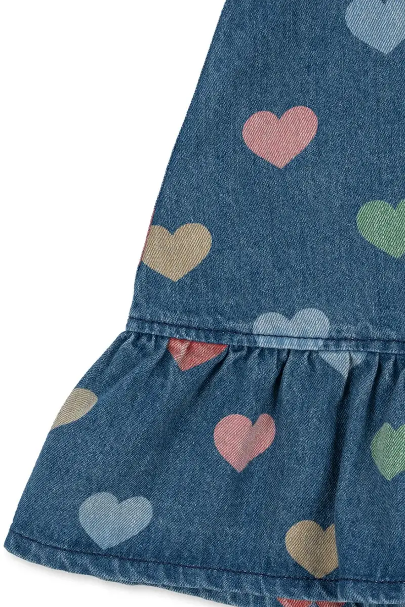 vestito jeans bambino/a MAGOT DRESS GOTS colore blu navy KS103884 miniatura 4