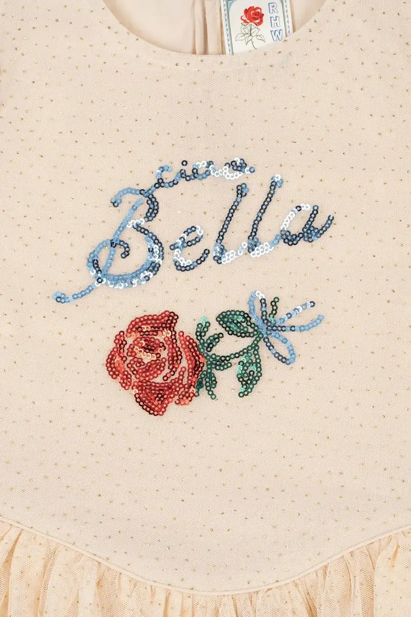 vestito RHW X KS BELLA DRESS colore beige Rosie Huntington Whiteley KS103588 miniatura 5