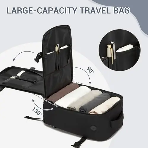 KONO Zaino da viaggio Nero 3518481 miniatura 3