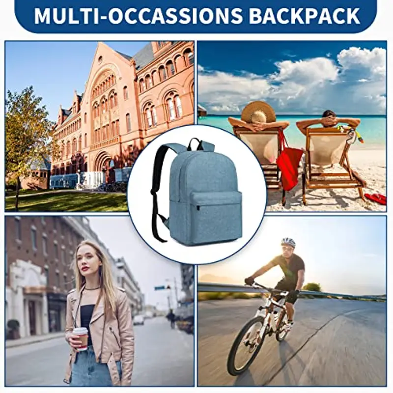 KONO Zaino scuola Blu 1600806 miniatura 2