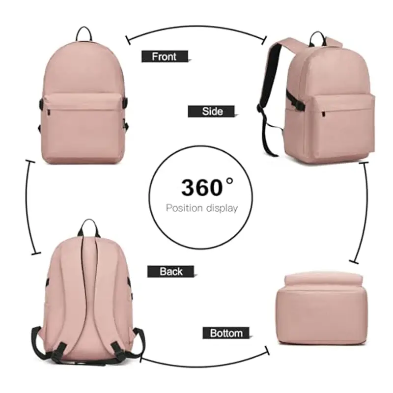 KONO Zaino scuola Rosa 1600810 miniatura 2