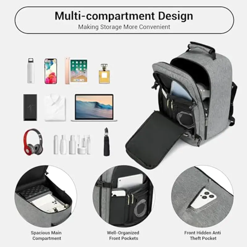 KONO Zaino da viaggio Marrone 1919909 miniatura 3