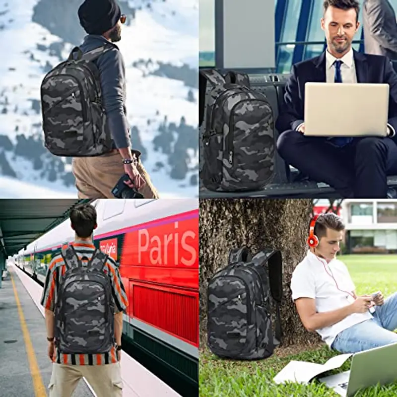 KONO Zaino da viaggio Uomo Grigio 1961941 miniatura 2