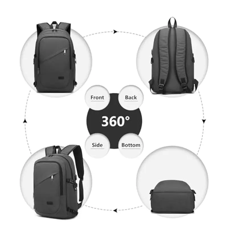 KONO Zaino da viaggio Uomo Grigio 1961934 miniatura 3