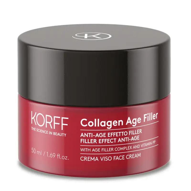 Collagen Age Filler Crema Viso - Trattamento antietà pelli mature,Crema antirughe