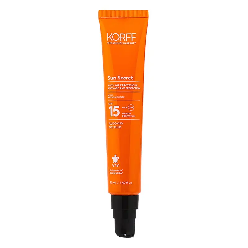 Sun Care Suc Secret Fluido Viso SPF15 - Protezione solare viso