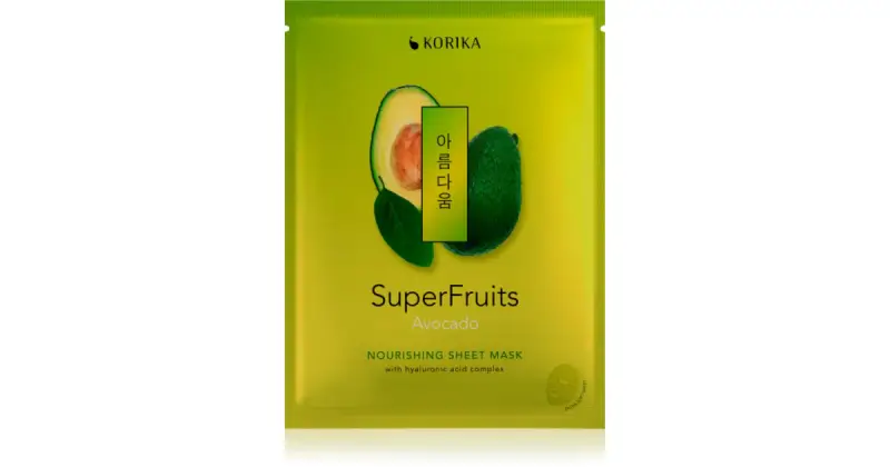 SuperFruits maschera viso nutriente in tessuto Avocado 25 g