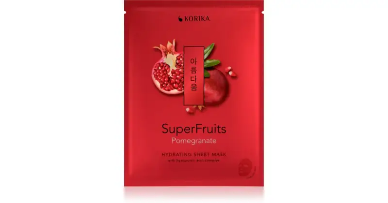 SuperFruits mascheraviso idratante in tessuto Melograno 25 g