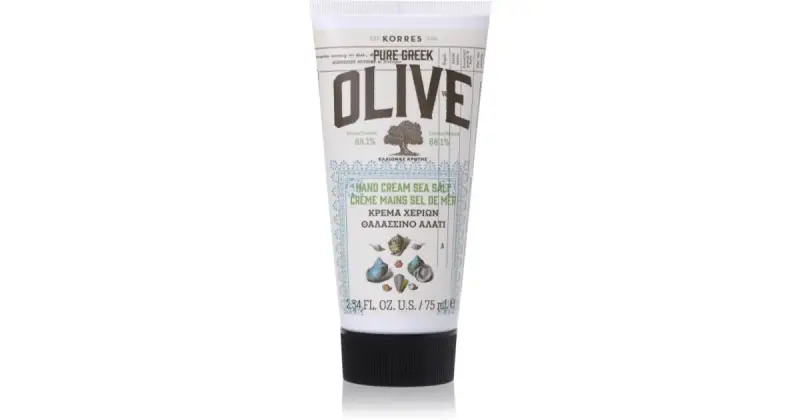 Pure Olive greche e sale marino crema idratante mani con sale marino 75 ml