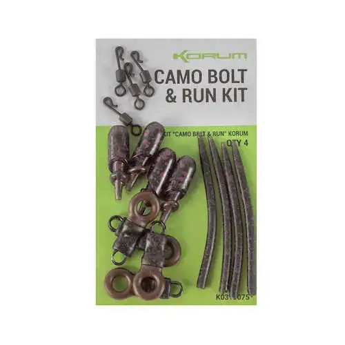 Kit da pesca Korum Bolt & Run (x4)
